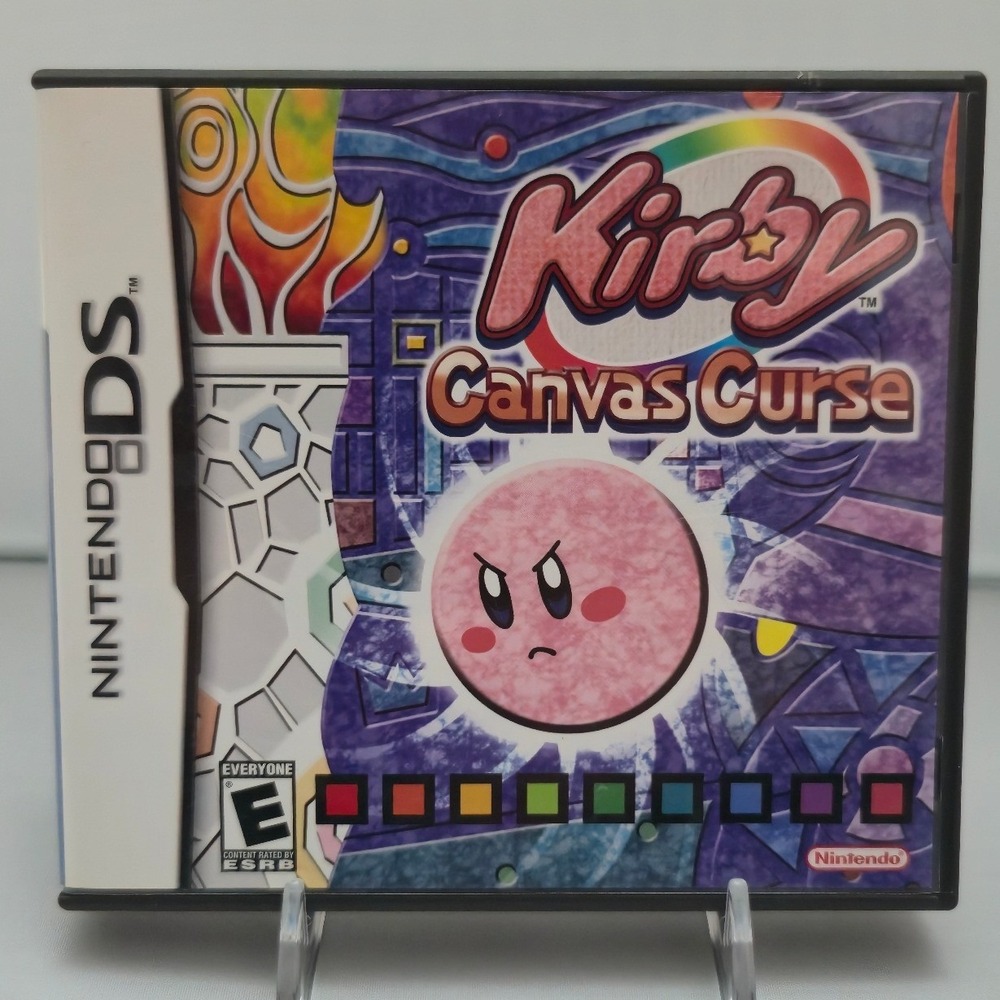 Kirby Canvas Curse 2005 - Nintendo DS - Authentic Complete CIB Tested Very Clean